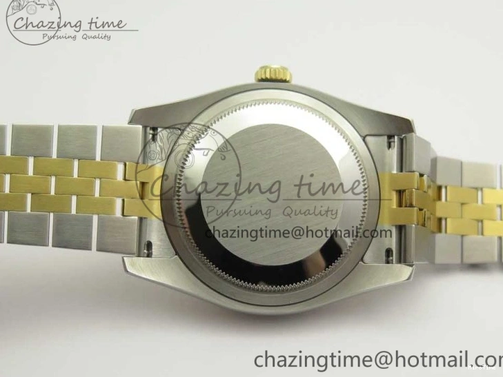 MiroTime 0801 DateJust 36 SS YG 116233 ARF 1:1 Best Edition 904L Steel Black Dial Stick Markers on Jubilee Bracelet SH3135 V EasyMatch 3261